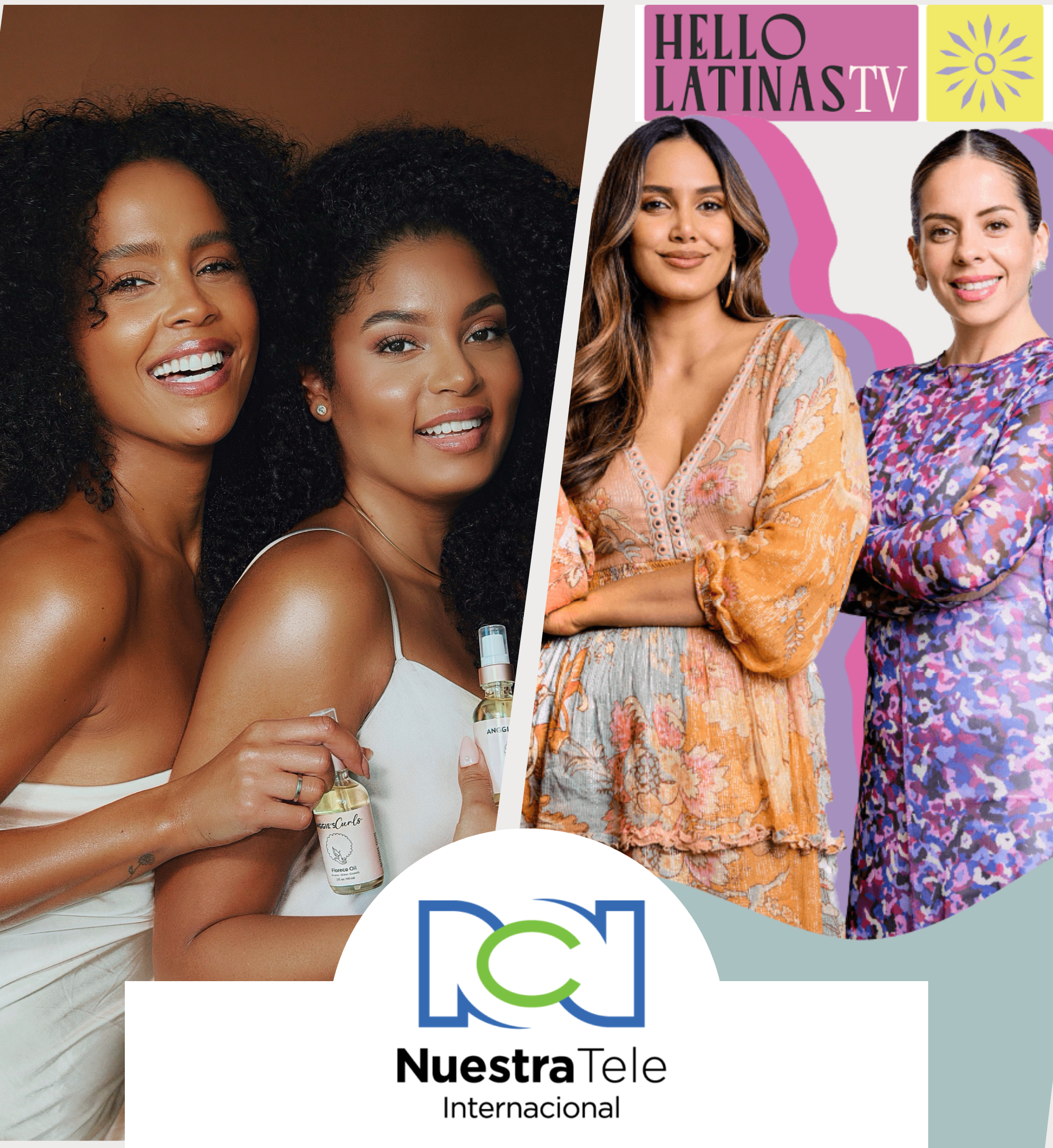 Anggie’s Curls Featured on Hello Latinas TV on RCN Internacional